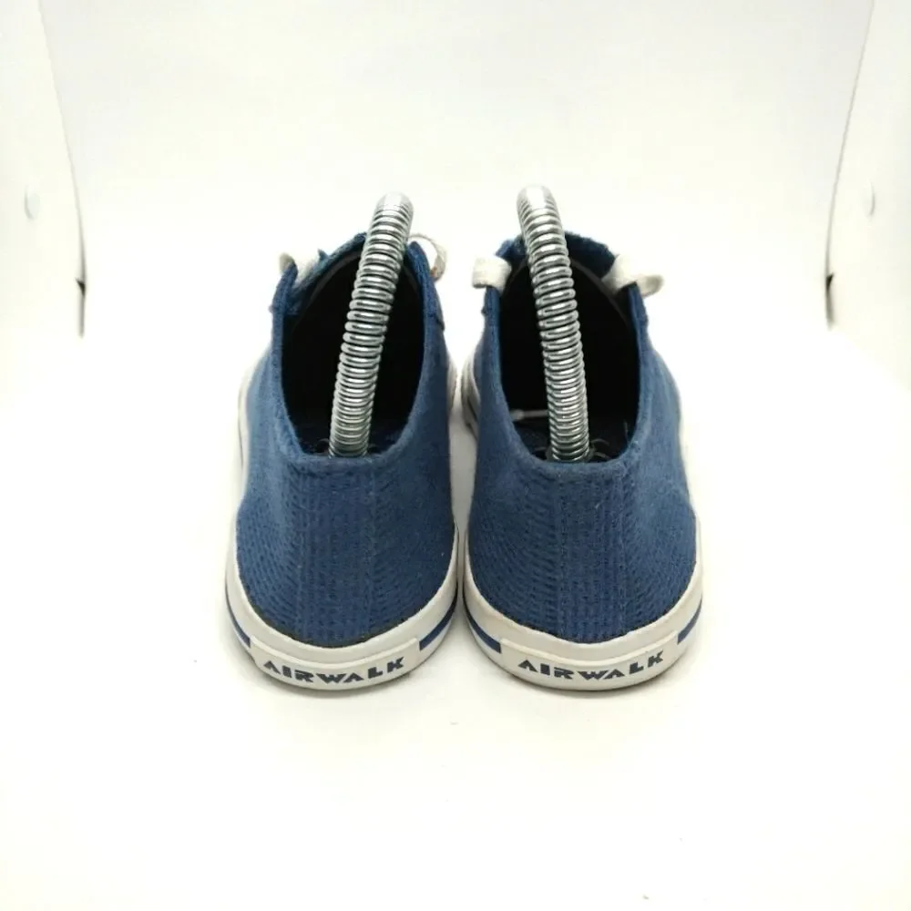 Airwalk Blue Corduroy Casual Fashion Sneakers‎ Shoes Women's Size 6 Blue